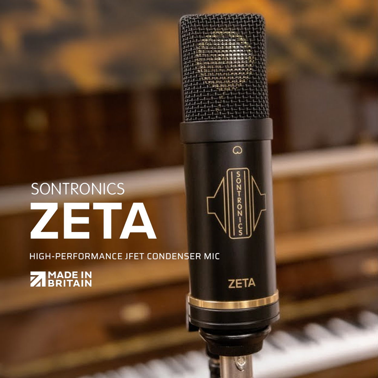 NEW Sontronics ZETA high-sensitivity JFET condenser mic