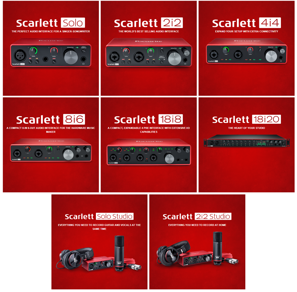 THE NEW SCARLETT RANGE