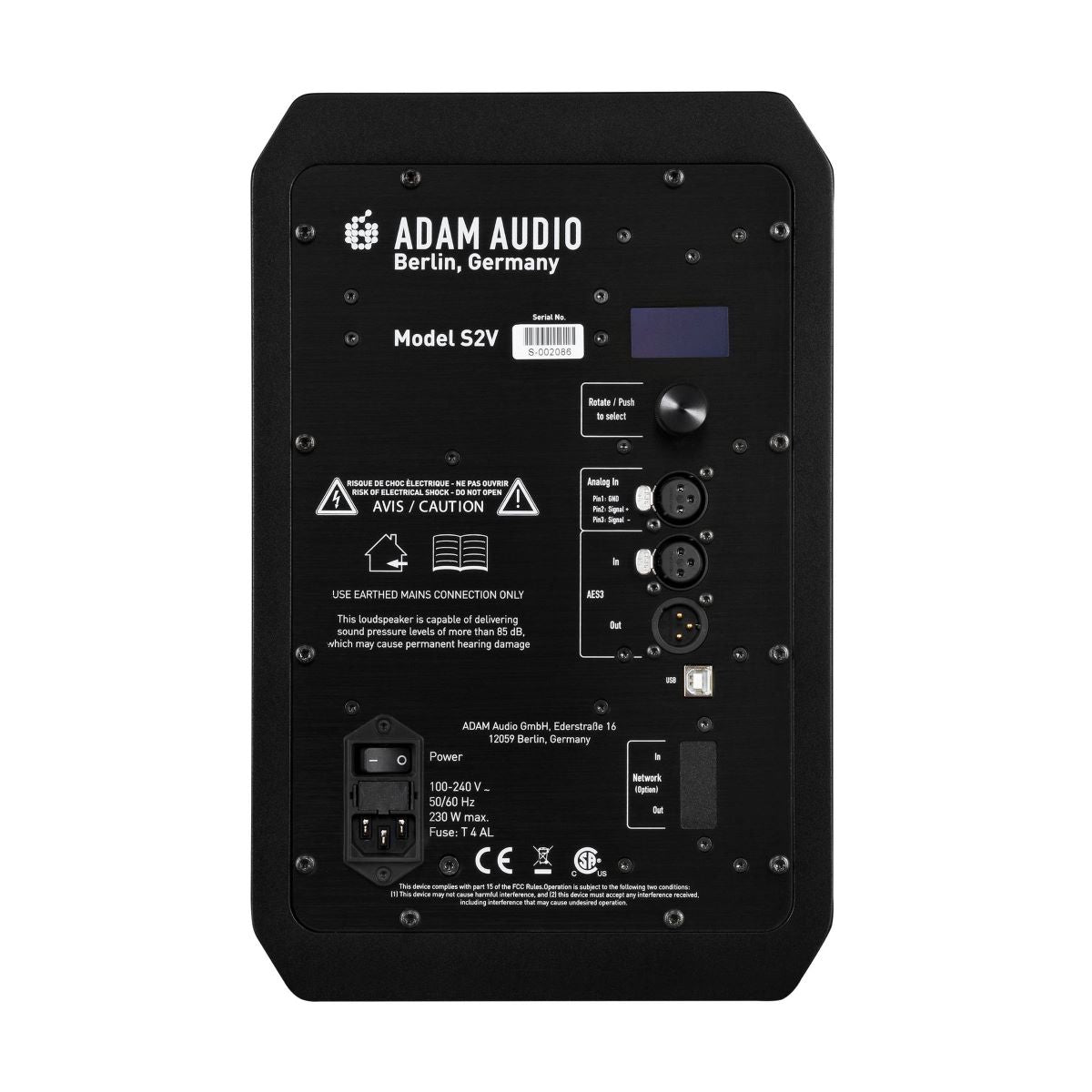 ADAM Audio S2V 7" Powered Studio Monitor (Single) - Contact us for availability