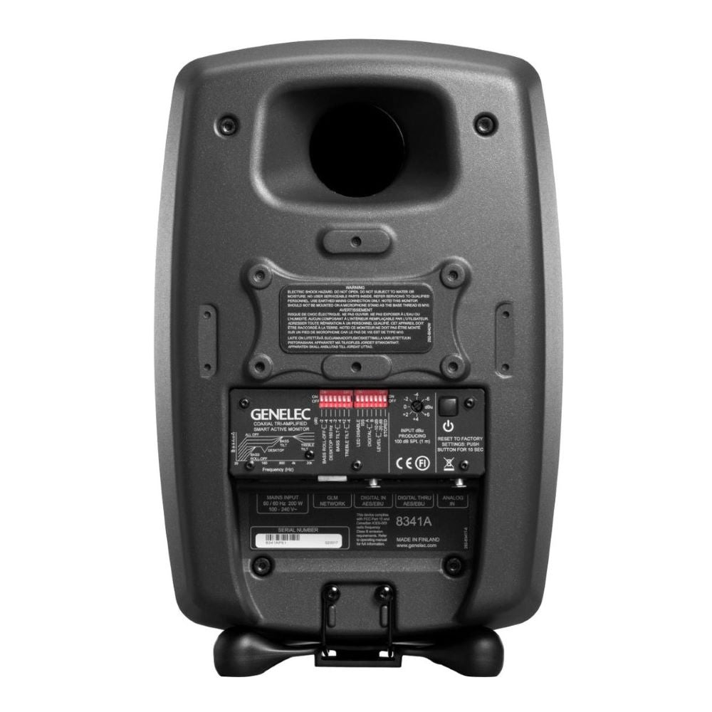 Genelec 8341A 3-way Coaxial Powered Studio Monitors & Free GLM Kit - Pair (Open Box Deal)