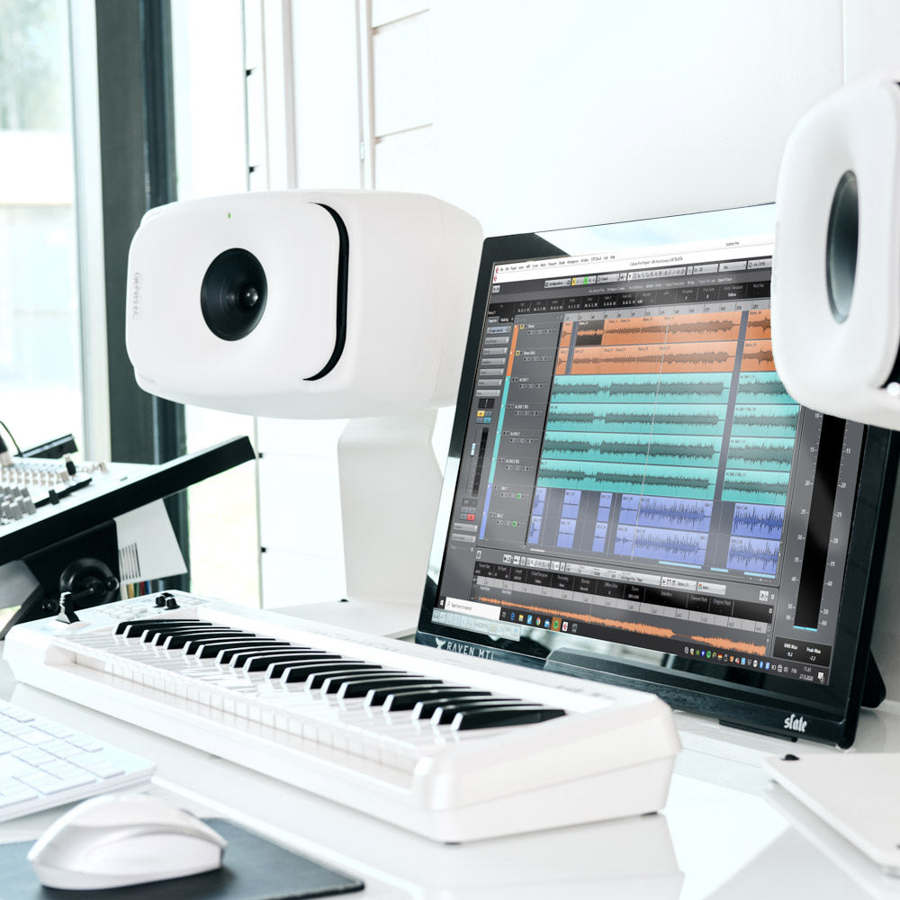 Genelec 8341A 3-way Coaxial Powered Studio Monitors & Free GLM Kit - Pair (Open Box Deal)