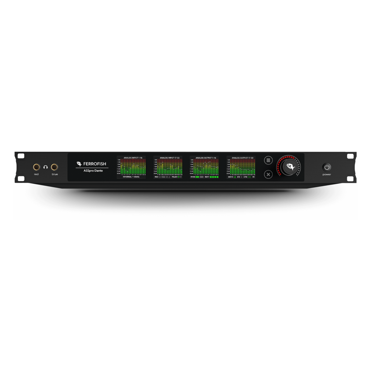 Ferrofish A32pro Dante 32x32 AD/DA Converter and Format Router