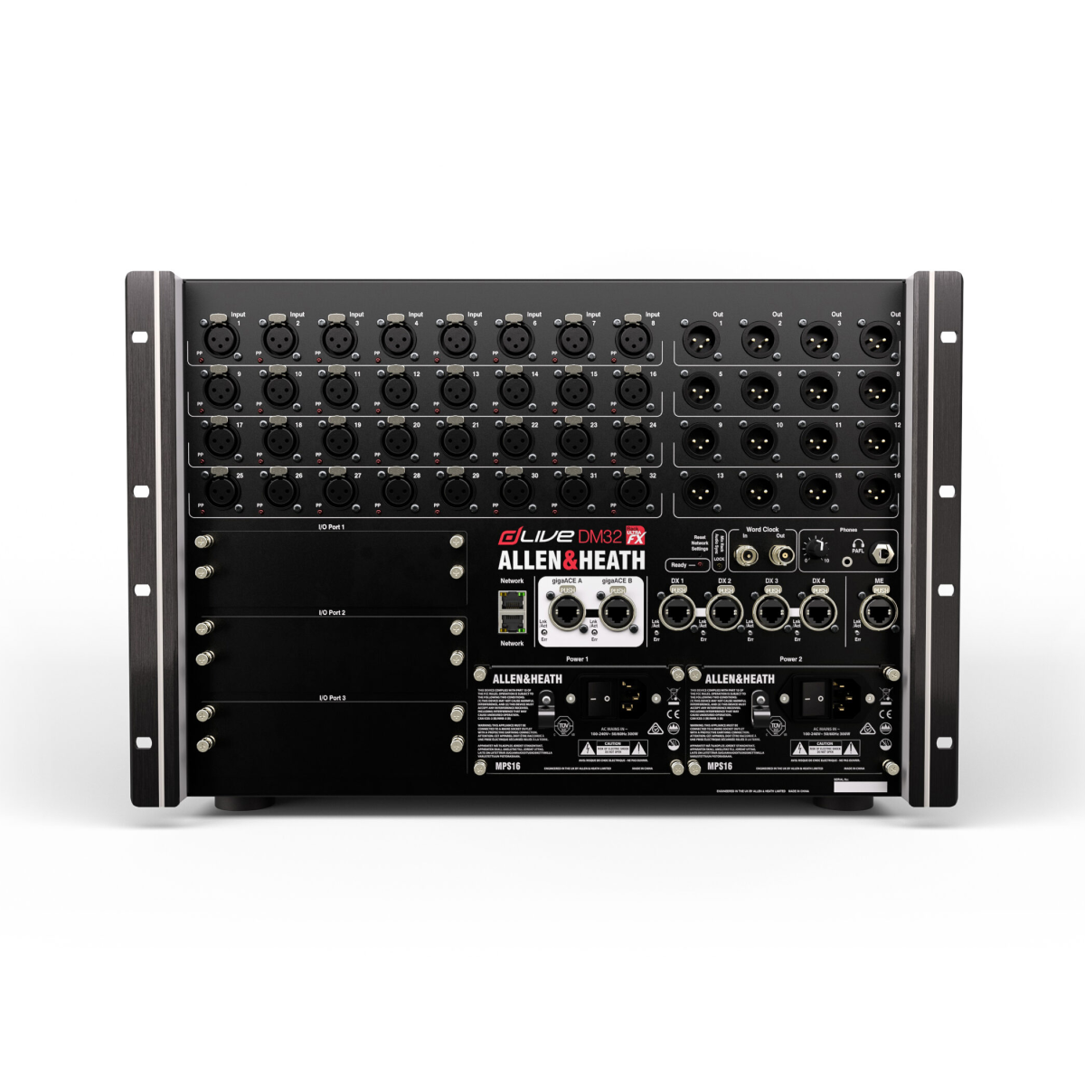 Allen & Heath dLive DM32 MixRack 32-input Digital Stage Box - Price on Request