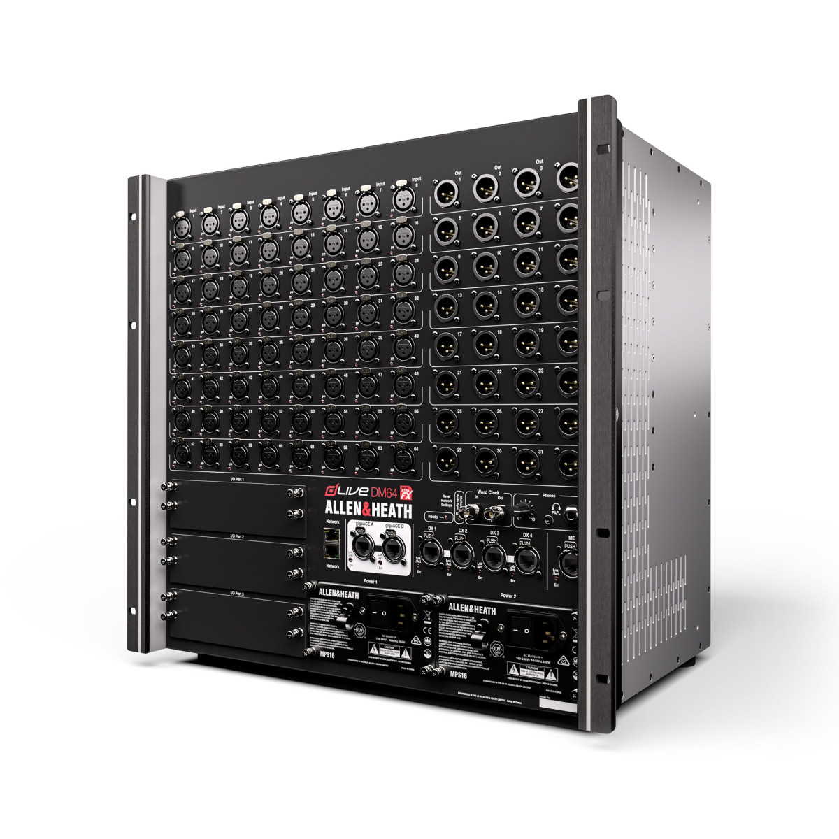 Allen & Heath dLive DM64 MixRacks 64-Input Digital Stage Box - Price on Request