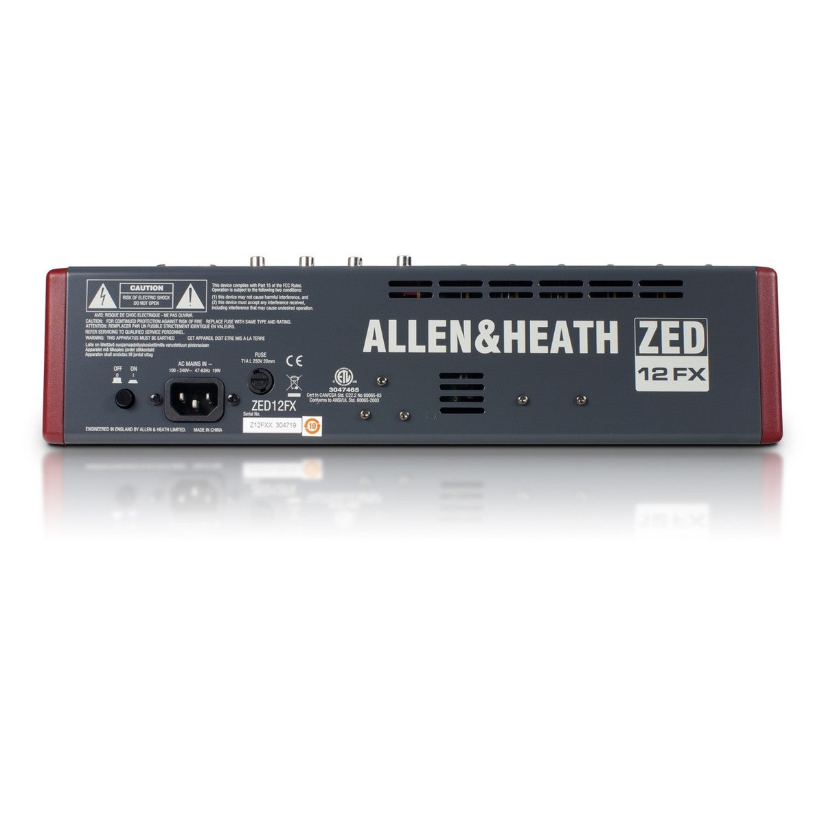 Allen & Heath ZED-12FX 12-channel Mixer with USB Audio Interface & Effects