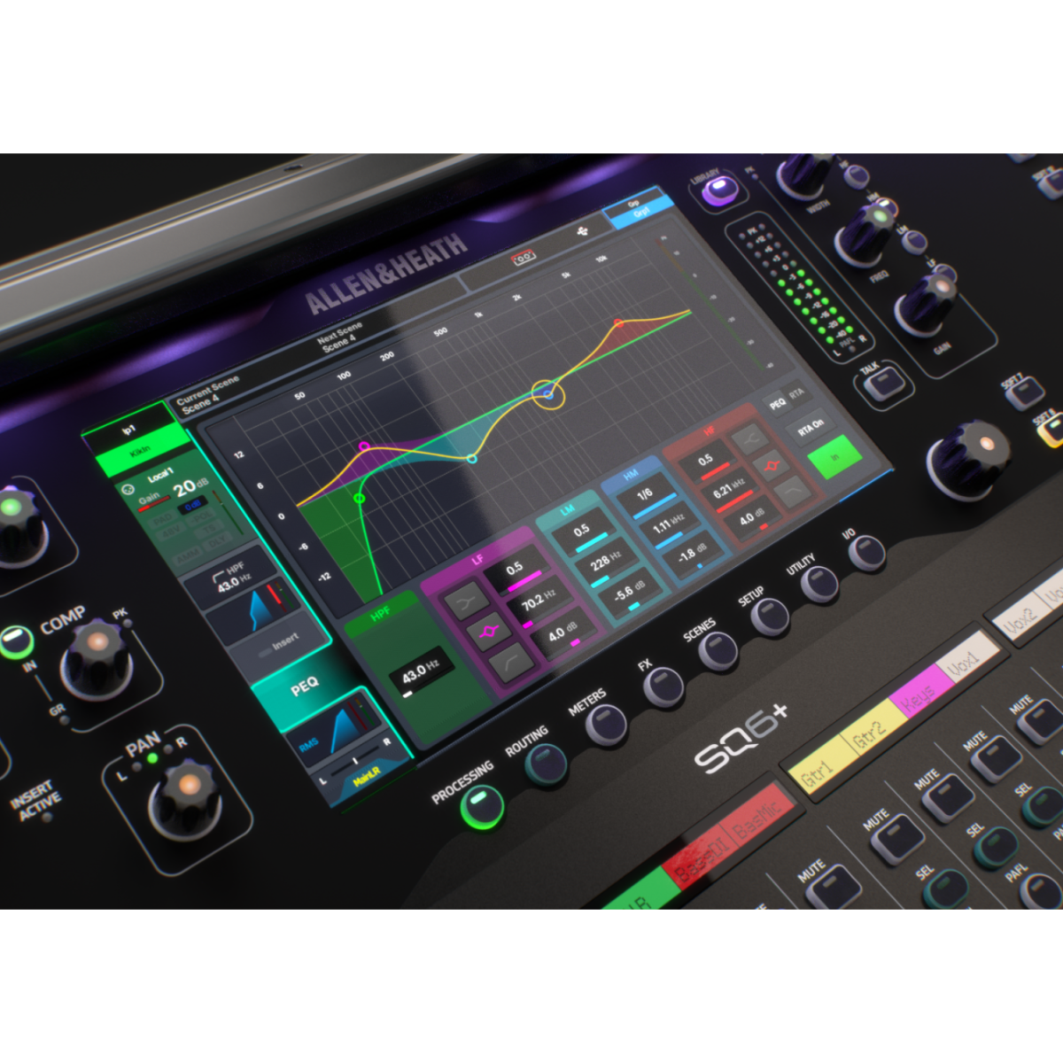 Allen & Heath SQ6+ 48-Channel / 36-Bus Digital Mixer Console