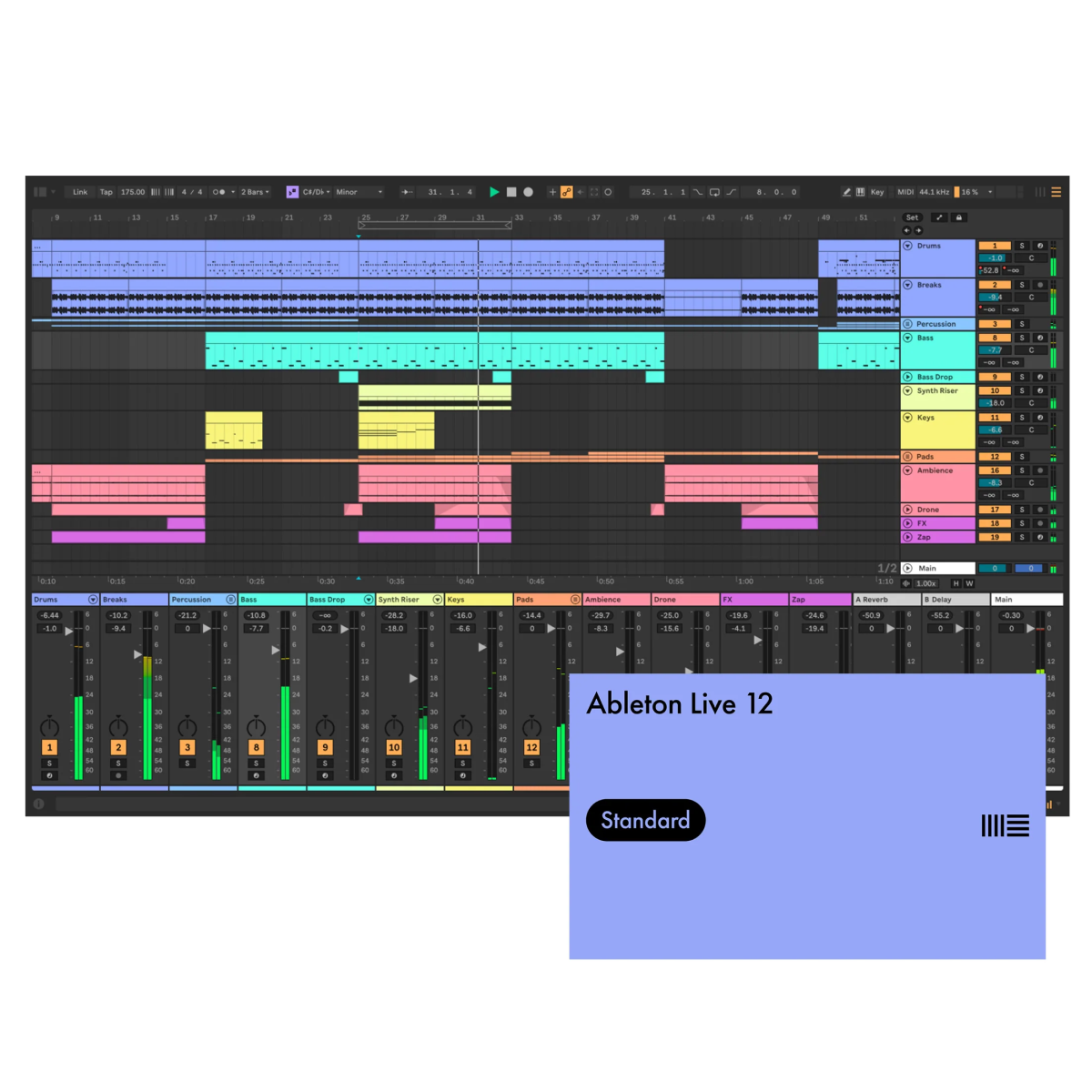 Ableton Live 12 Standard: DAW & Instrument Software