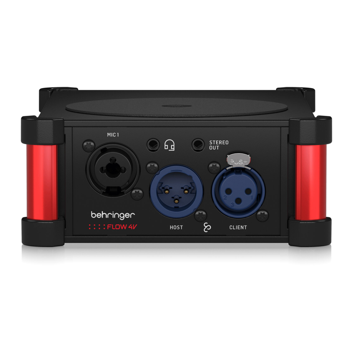 Behringer FLOW 4V: 10-track Digital Field Mixer & Audio Interface for Video Production