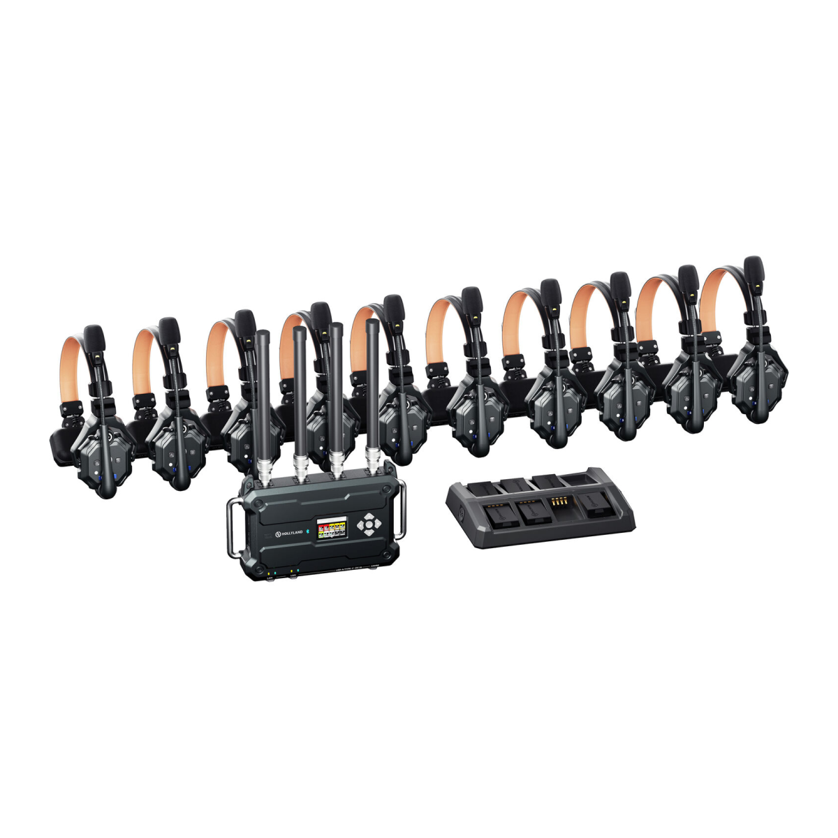 Hollyland Solidcom C1 Pro Roaming Hub 10S - 10-Person ENC Headset Intercom