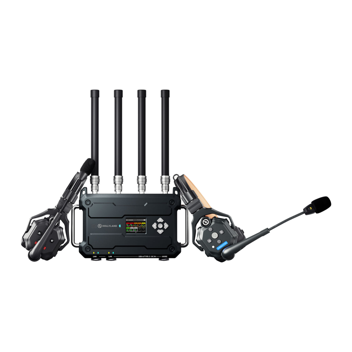 Hollyland Solidcom C1 Pro Roaming Hub 10S - 10-Person ENC Headset Intercom