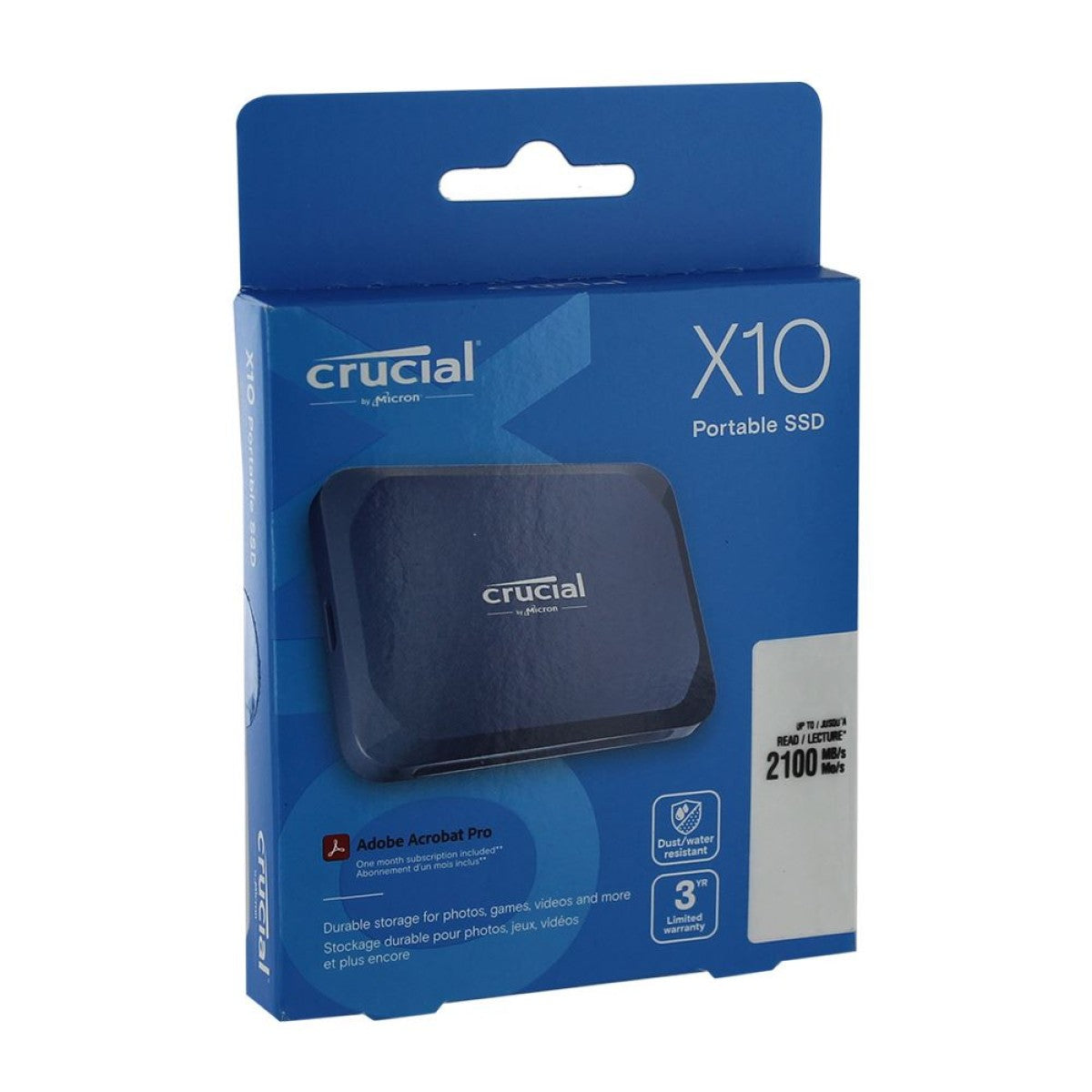 Crucial X10 2TB Type-C Portable SSD
