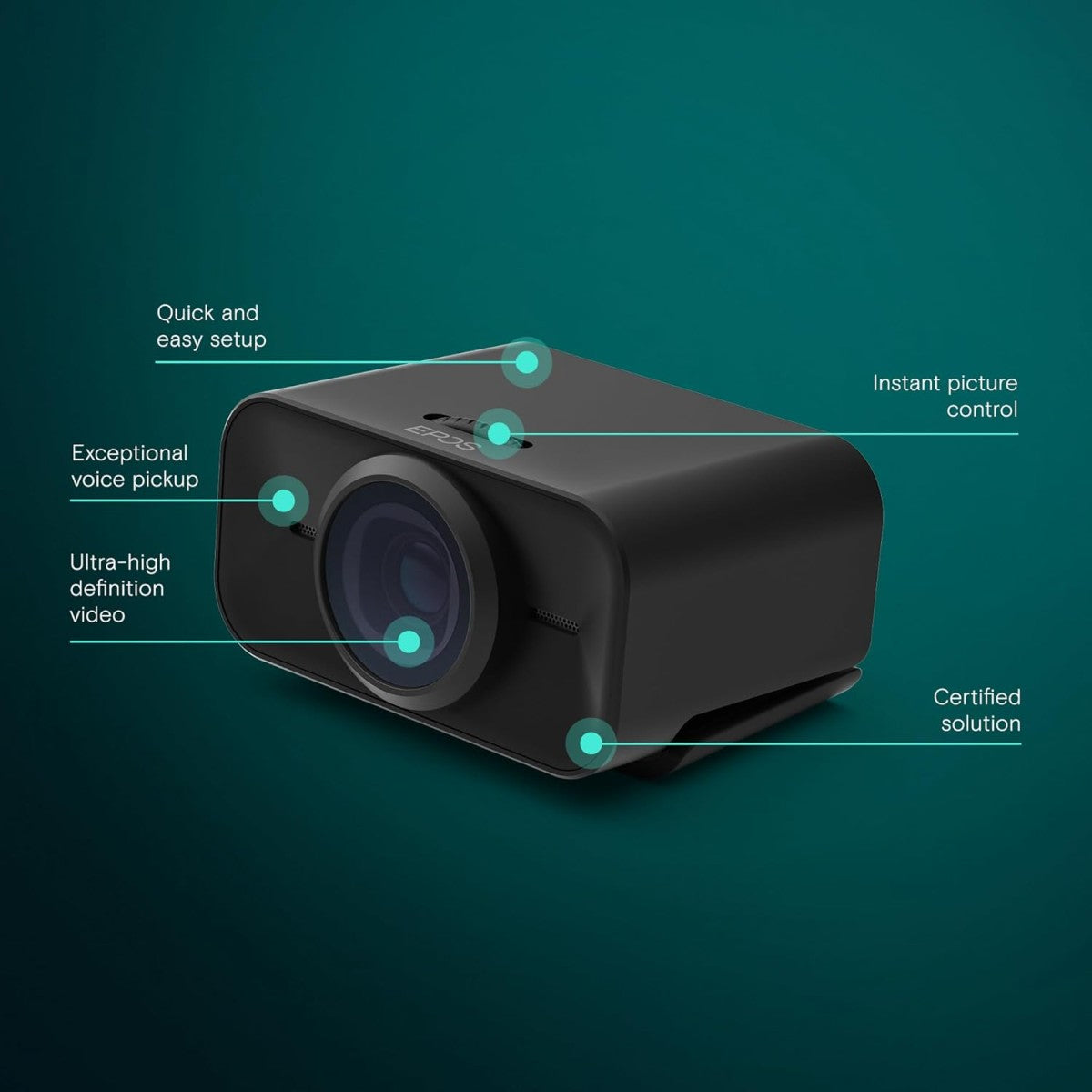 EPOS Expand Vision 1: 4K USB-C Webcam