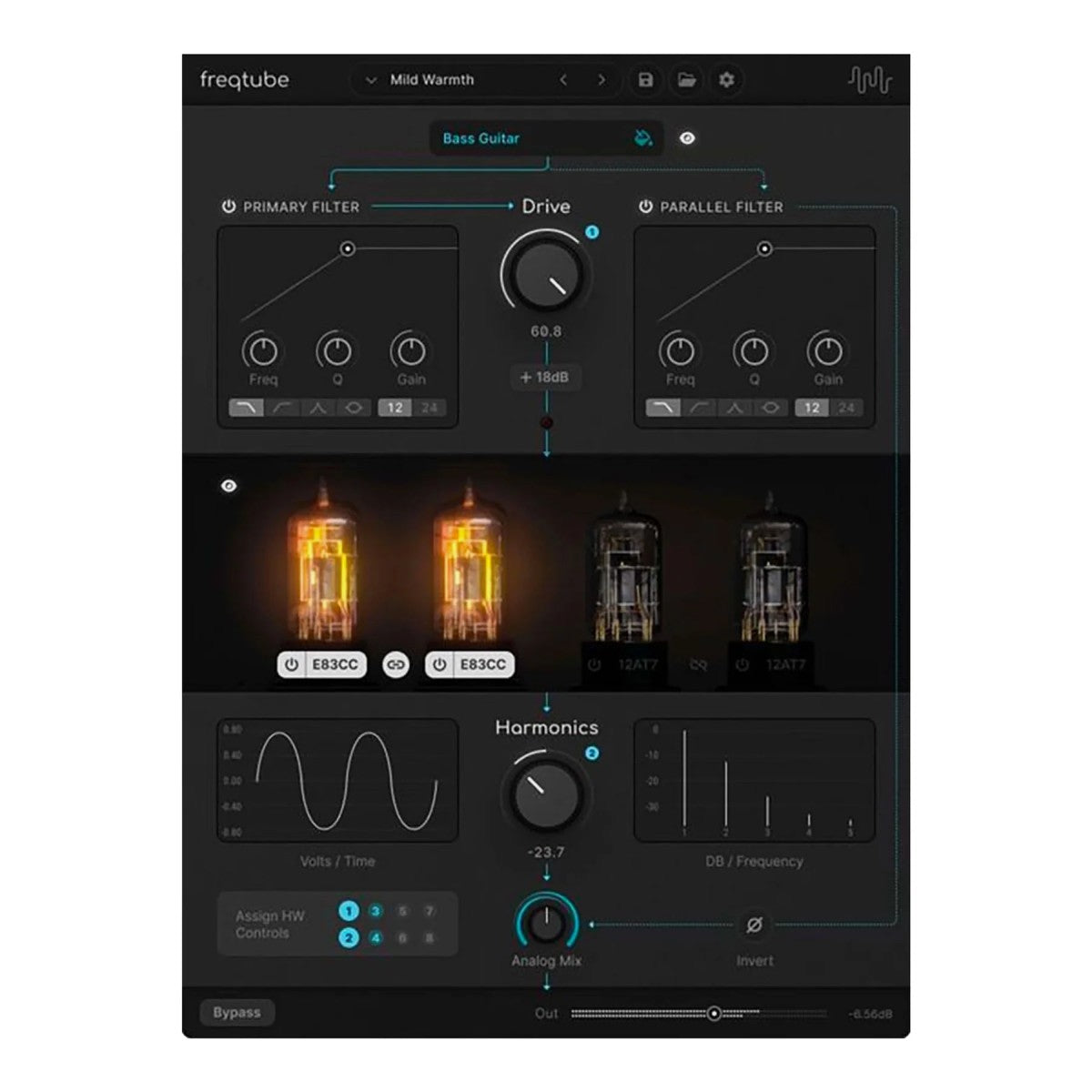 Freqport FreqTube FT-1 Analogue Tube Saturation Interface