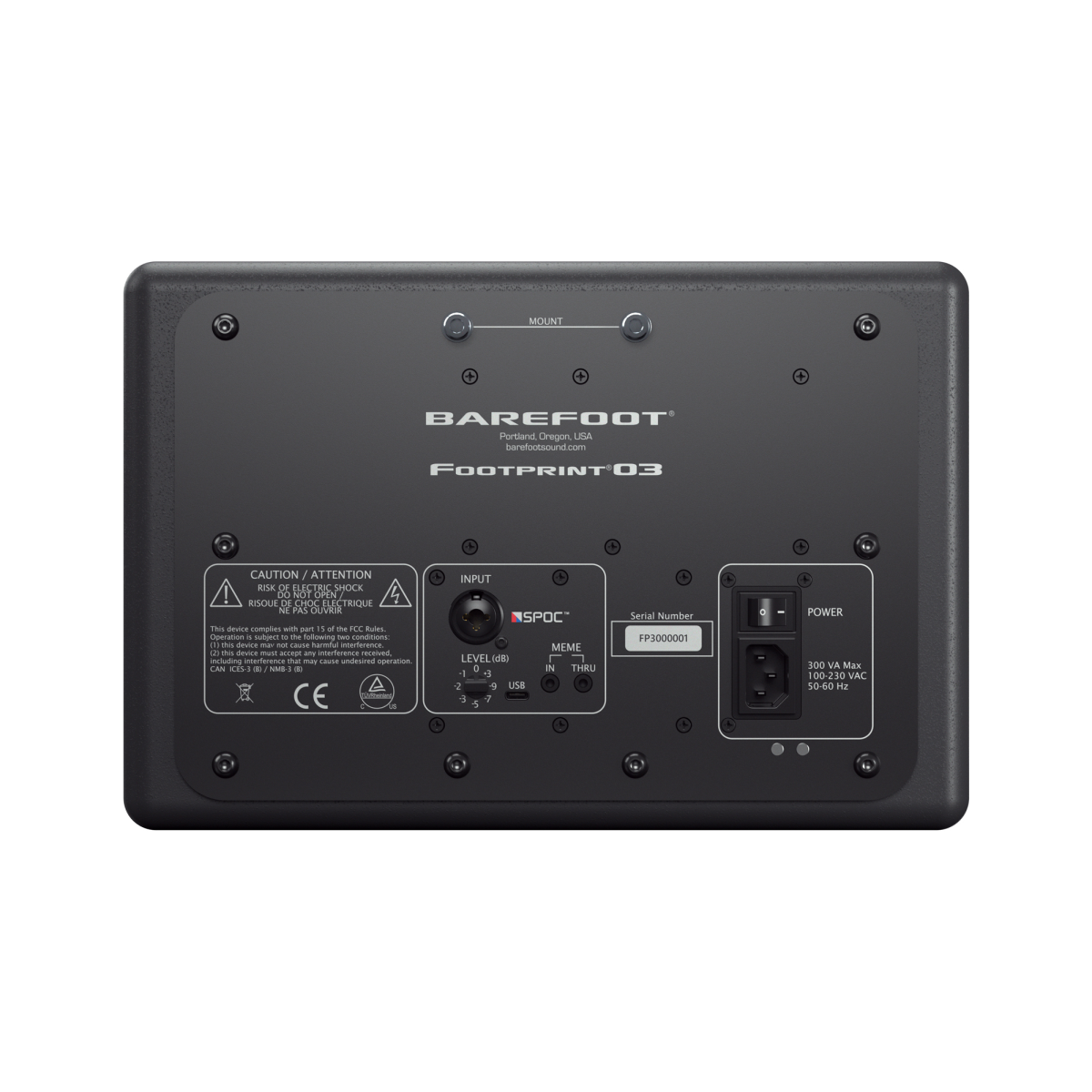 Barefoot Sound Footprint - 3-way active near field monitor 6" (Pair)