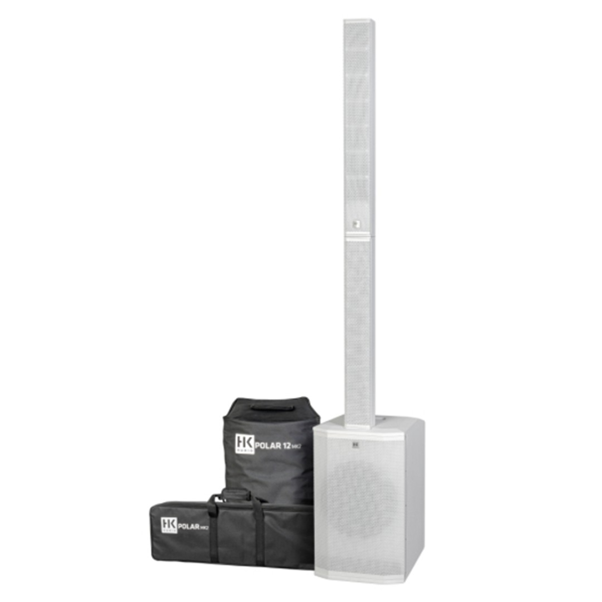 HK Audio POLAR 12 MK2 Powered Column Speaker System - White
