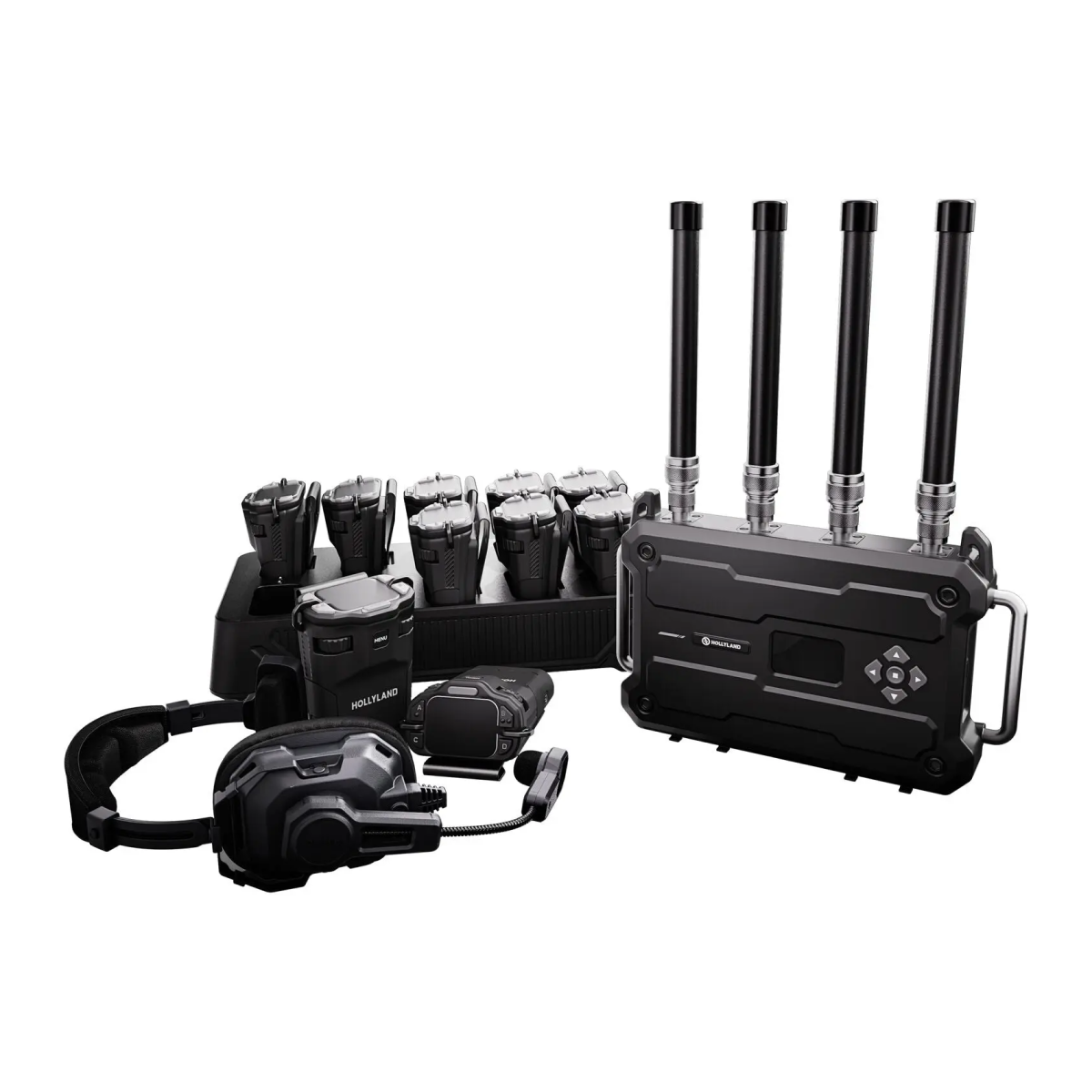 Hollyland Solidcom H1-10S 10-Person Noise-Cancelling Intercom System