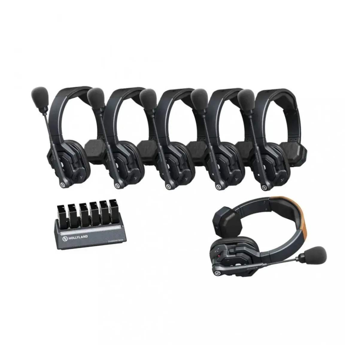 Hollyland Solidcom SE-6S Wireless 6-Person Noise Cancelling Headset Intercom