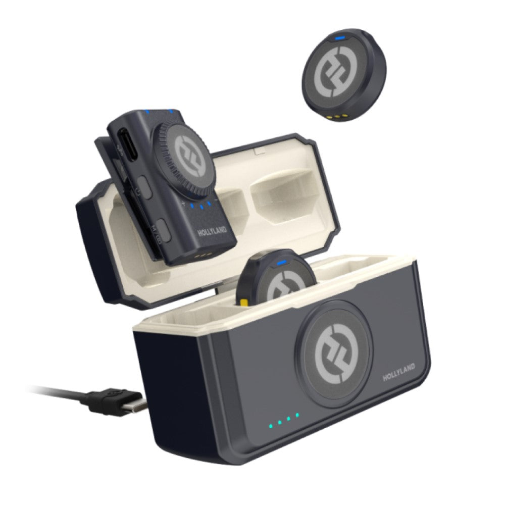 Hollyland LARK M2 Duo Camera on Mount Microphone System - Available for backorder