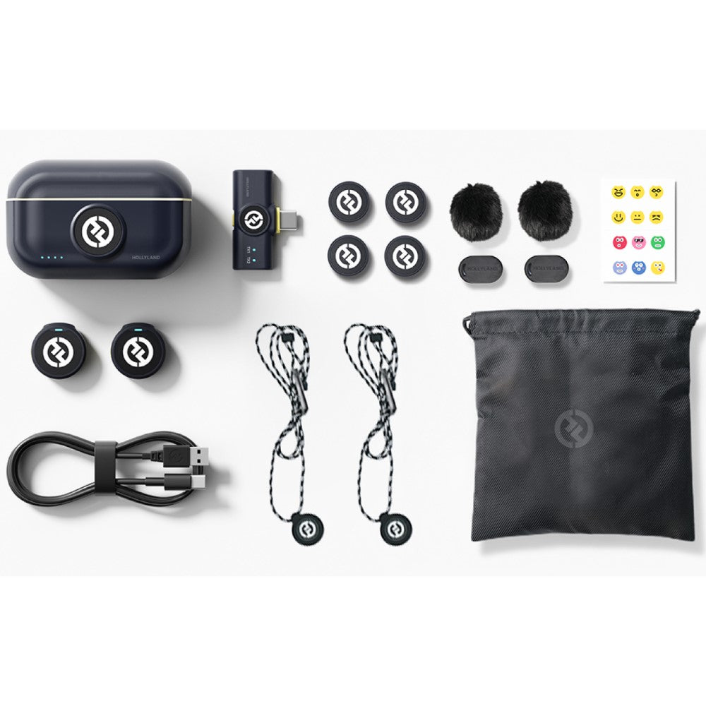 Hollyland LARK M2 Duo Mobile Lavalier Microphone System