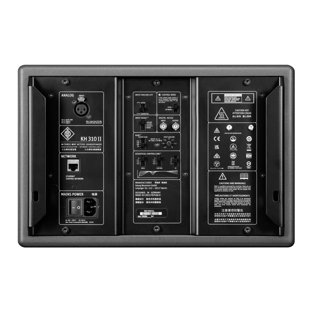 Neumann KH 310 II Three Way DSP Nearfield Monitor - NEW