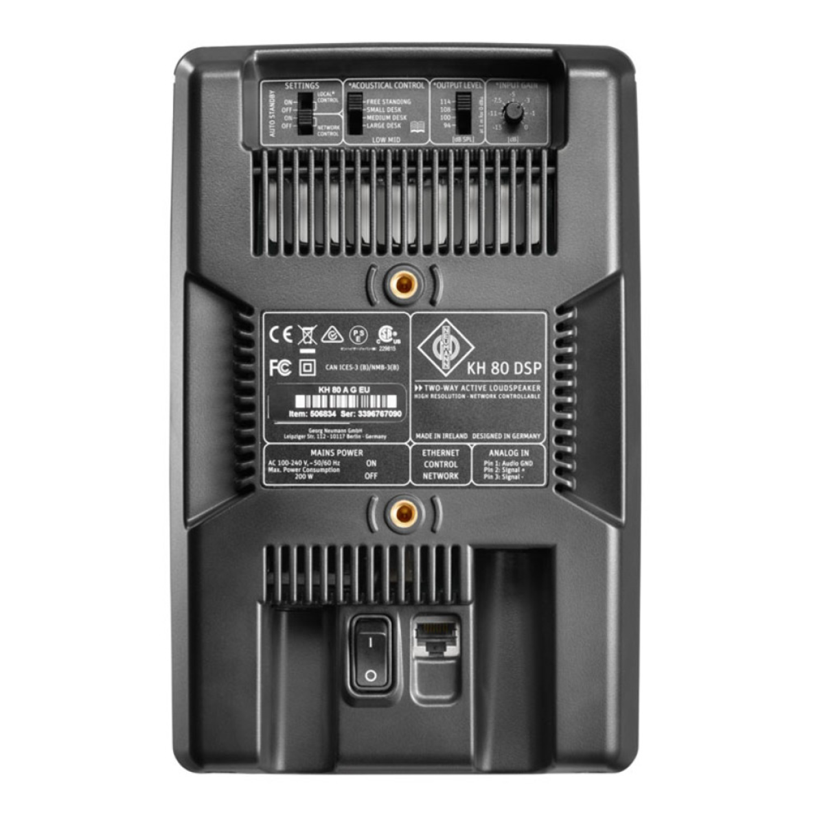 Neumann KH 80 DSP 4" Powered Studio Monitor - Single