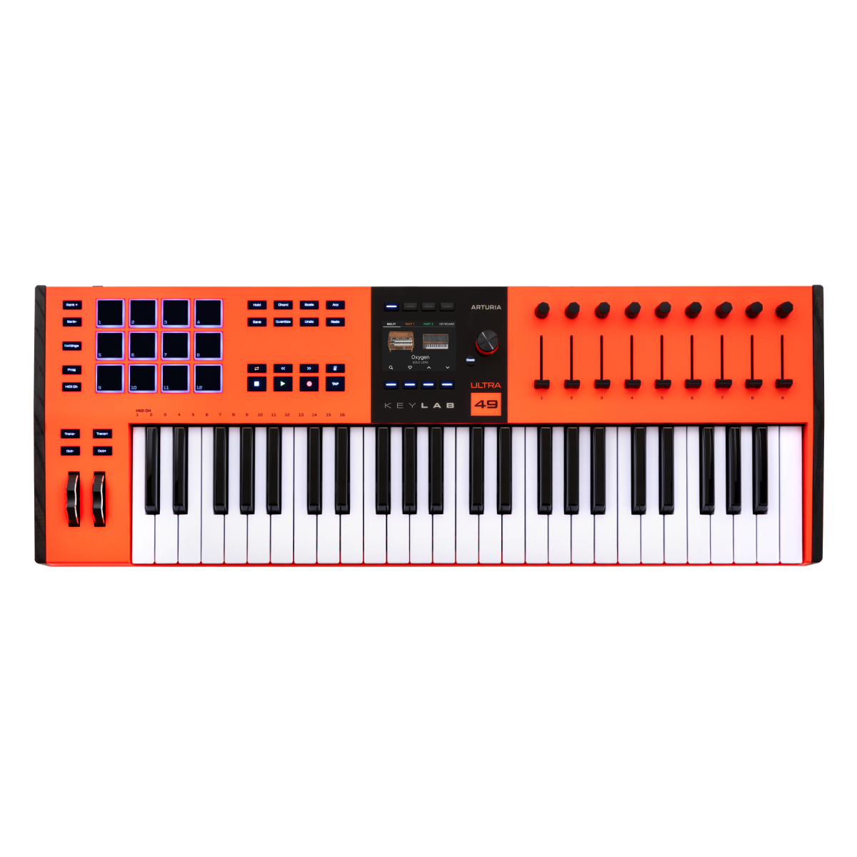 Arturia KeyLab 49 mk3 ULTRA MIDI Controller Keyboard | Orange Special Edition