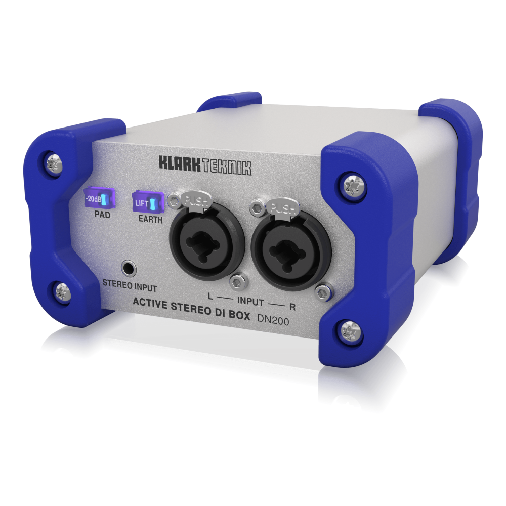 Klark Teknik DN200 V2 2-Channel Active DI Box
