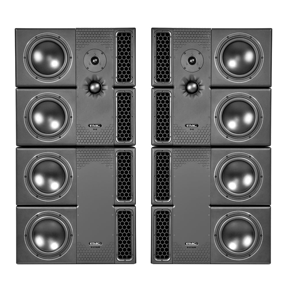 PMC PMC8-2 XBD Active Studio Monitor System Stack