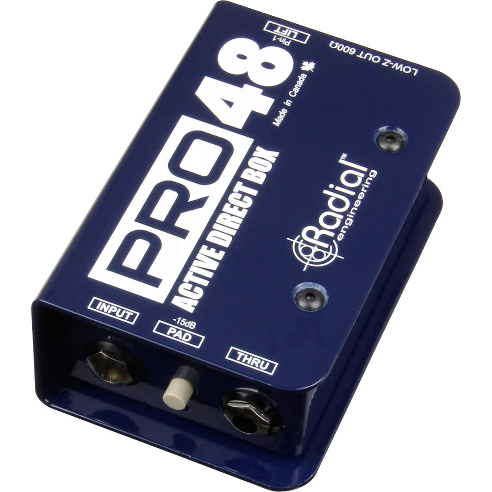 Radial Engineering Pro48 1-channel Active 48v Direct Box