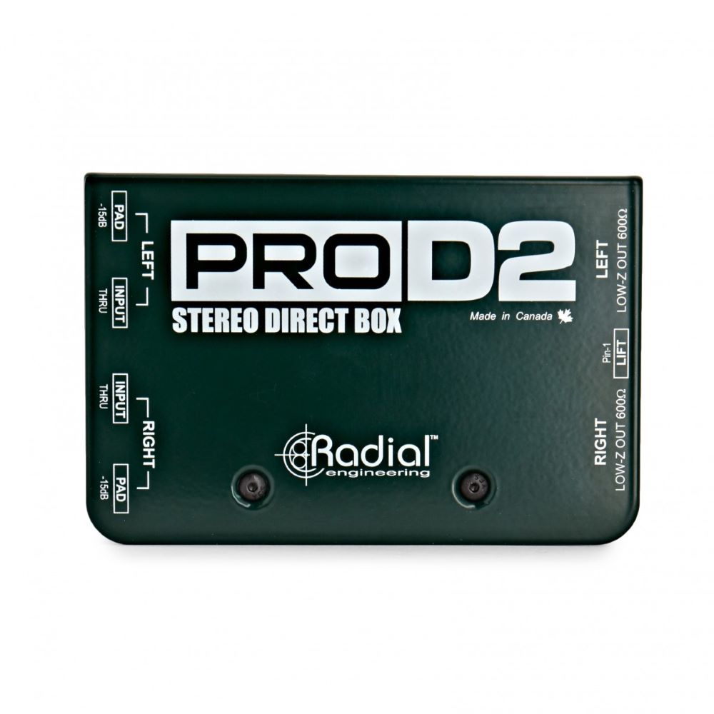 Radial Engineering ProD2 2-channel Passive Direct Box