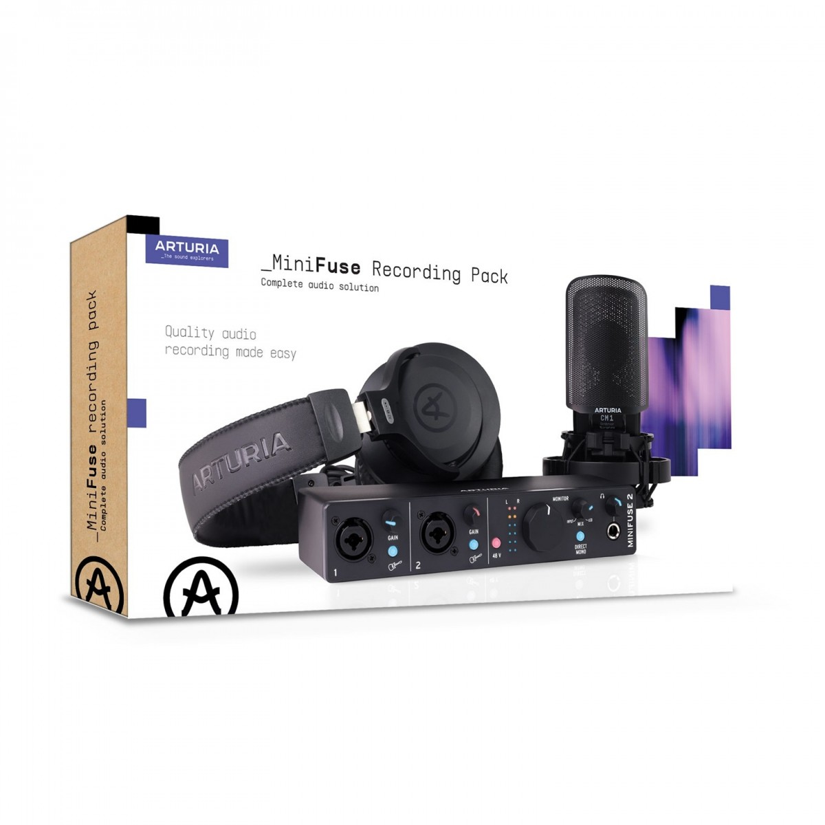Arturia MiniFuse 2 Recording Pack