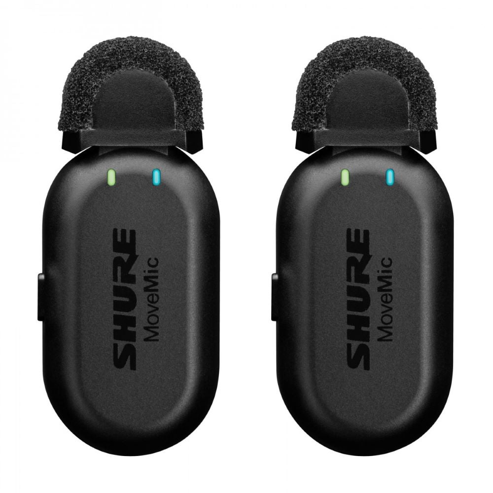 Shure MoveMic Two Wireless Lavalier Microphones