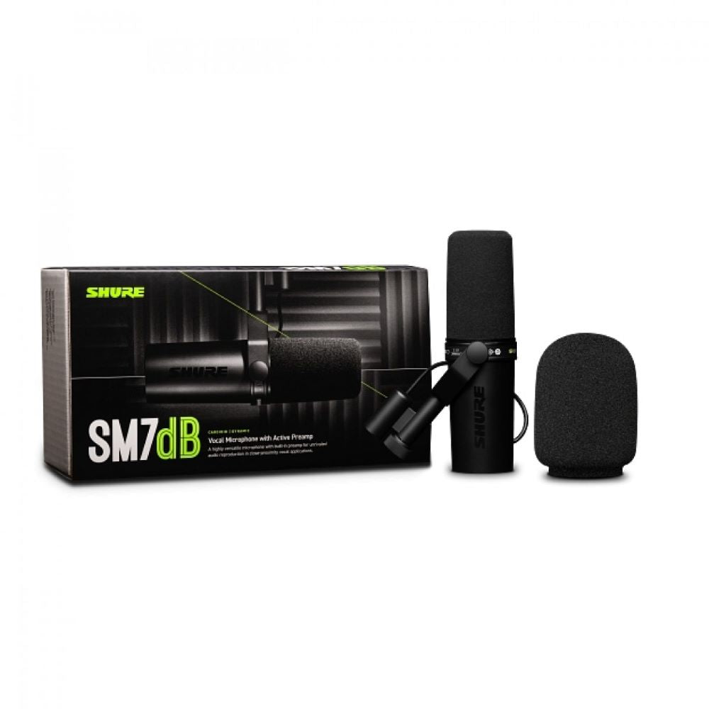 Shure SM7dB Dynamic Vocal Microphone with Built-in Preamp