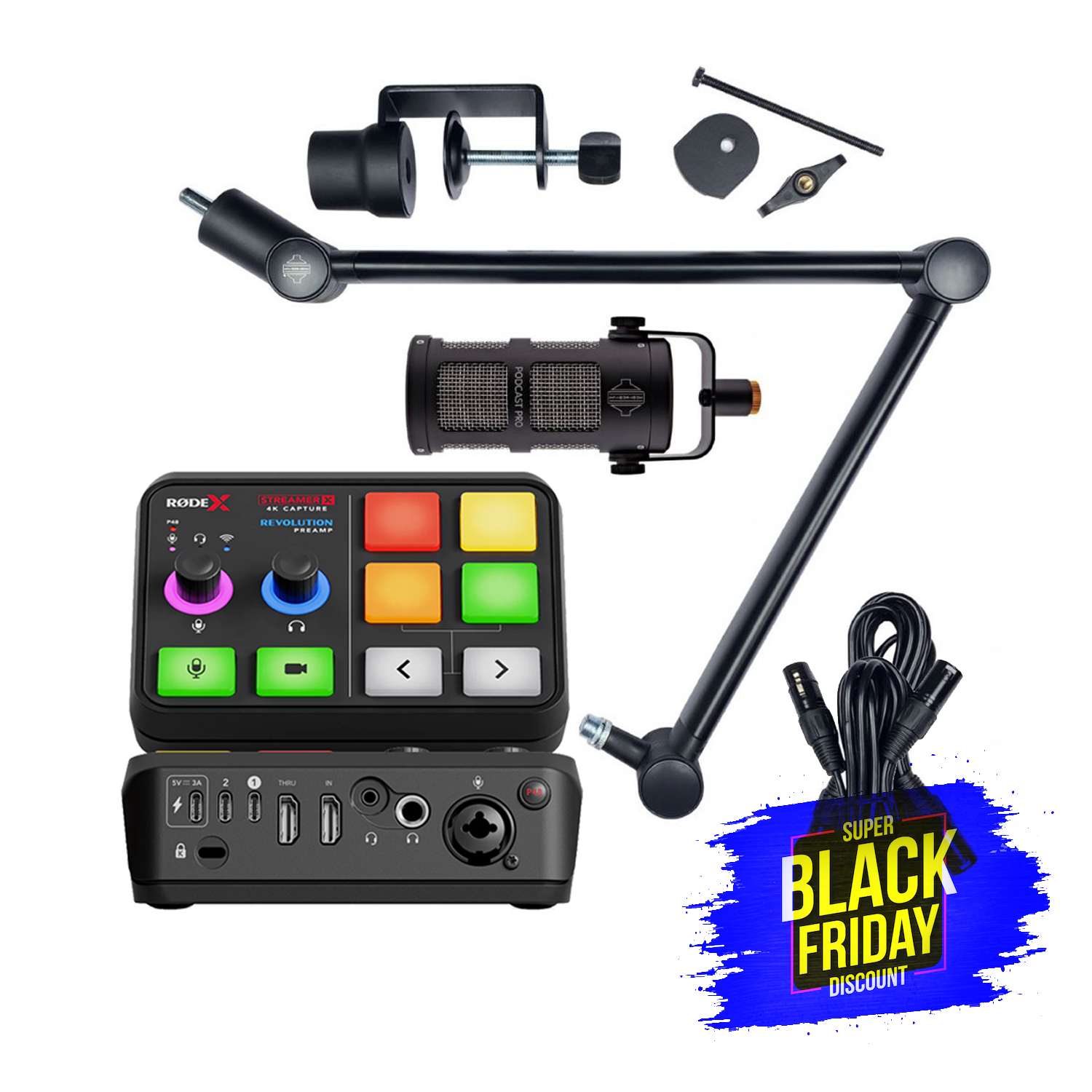 RODE Streamer X Audio interface and Video Streaming Pro Bundle