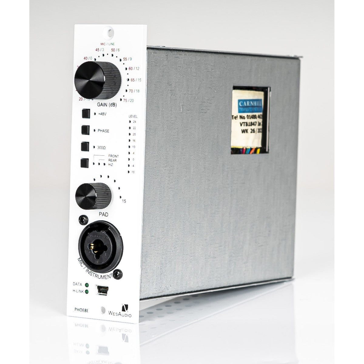 WesAudio _PHOEBE 500 Series Analogue Preamp with Digital Recall