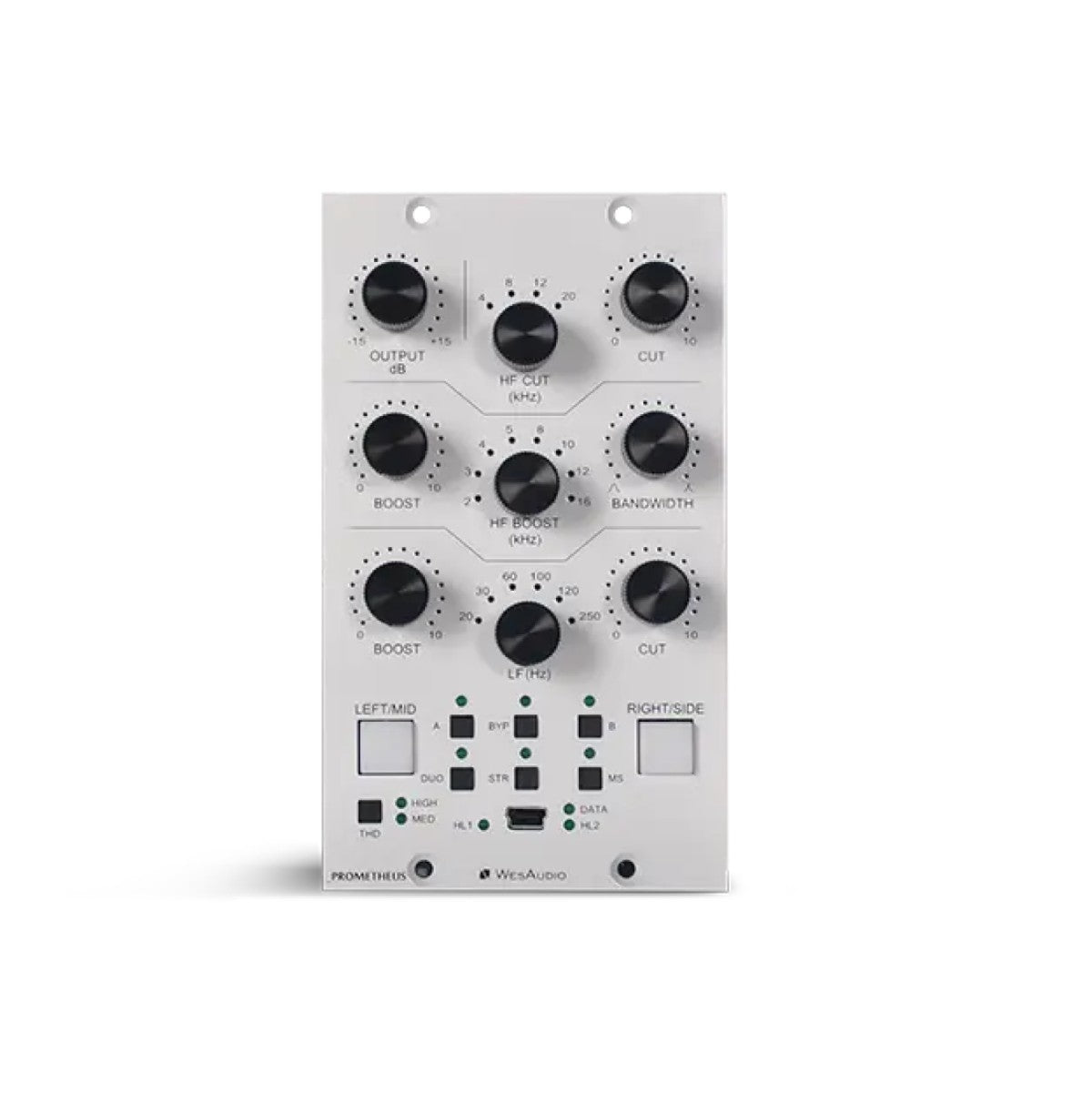 WesAudio _Prometheus 500 Series Stereo Analogue Equalizer with Digital Recall