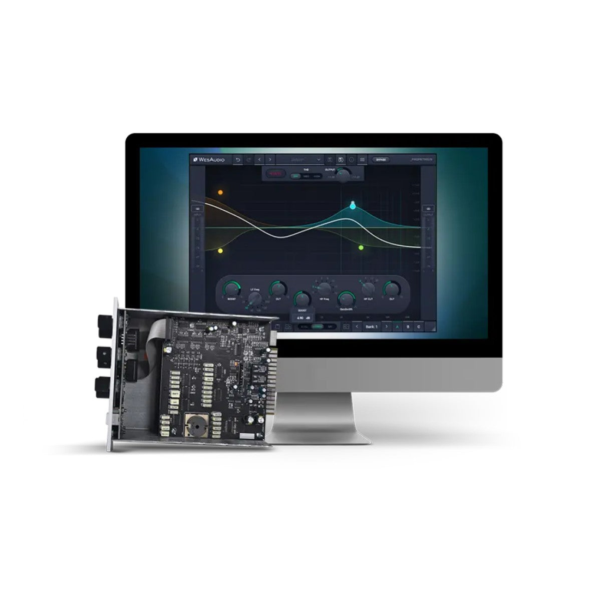 WesAudio _Prometheus 500 Series Stereo Analogue Equalizer with Digital Recall