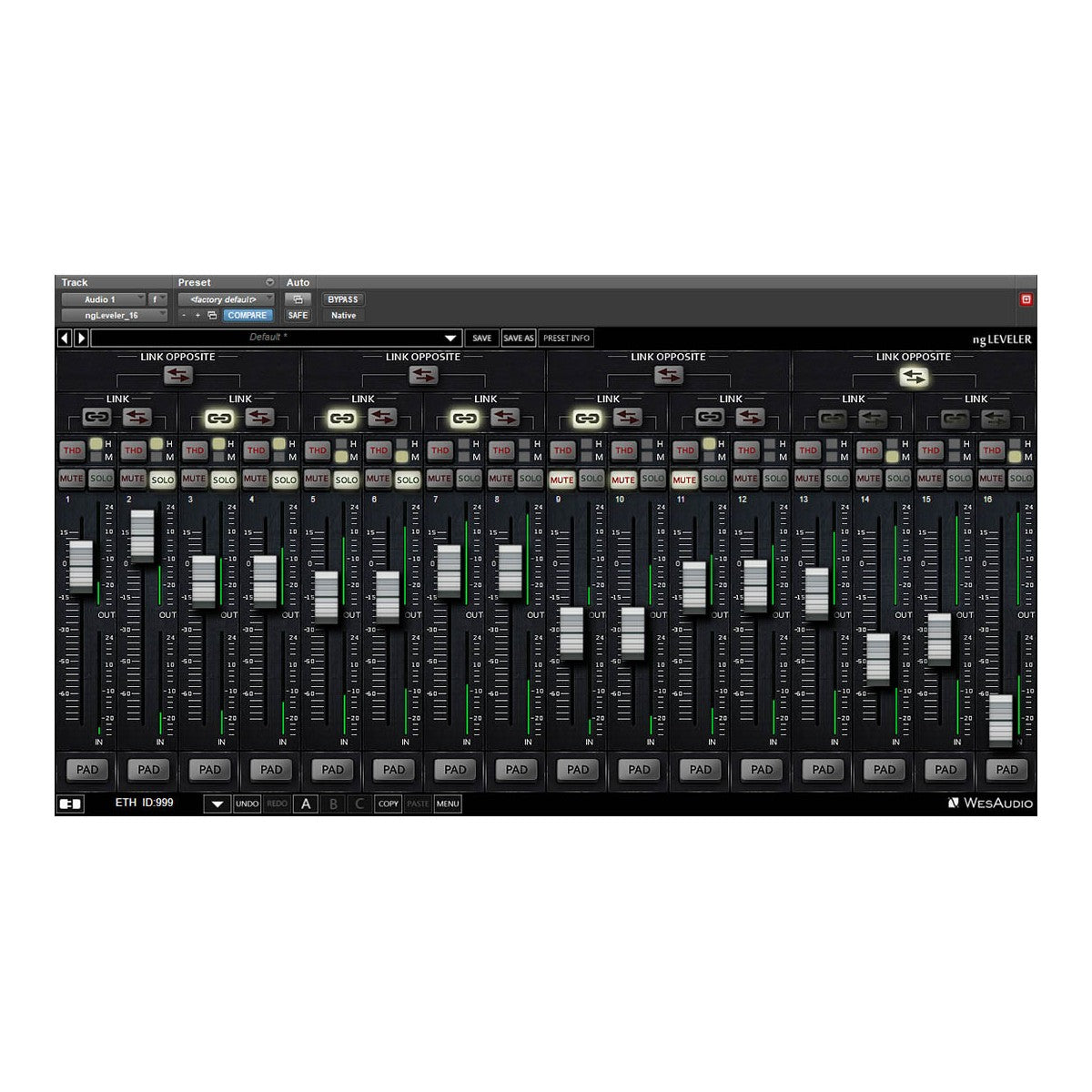 WesAudio ngLEVELER 16-channel Analogue Automation System
