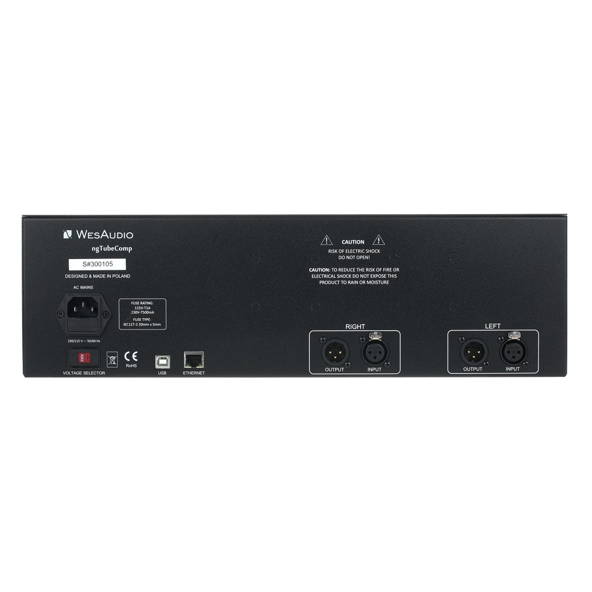 WesAudio ngTubeComp Tube Compressor With Digital Recall And Automation