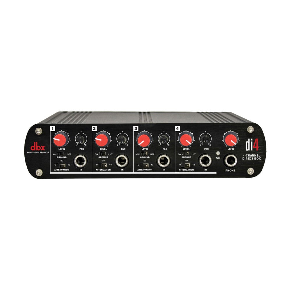 dbx DI4 Active 4-channel Direct Box with Line Mixer