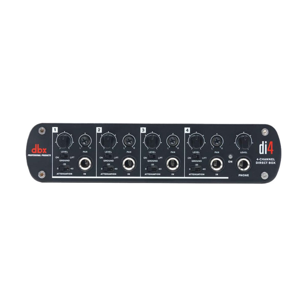 dbx DI4 Active 4-channel Direct Box with Line Mixer