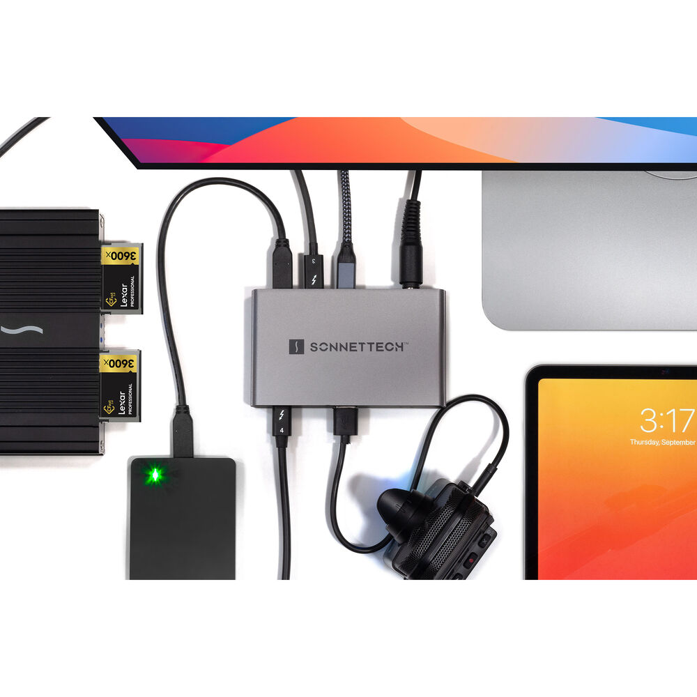 Sonnet Echo 5 Thunderbolt 4 Hub Black