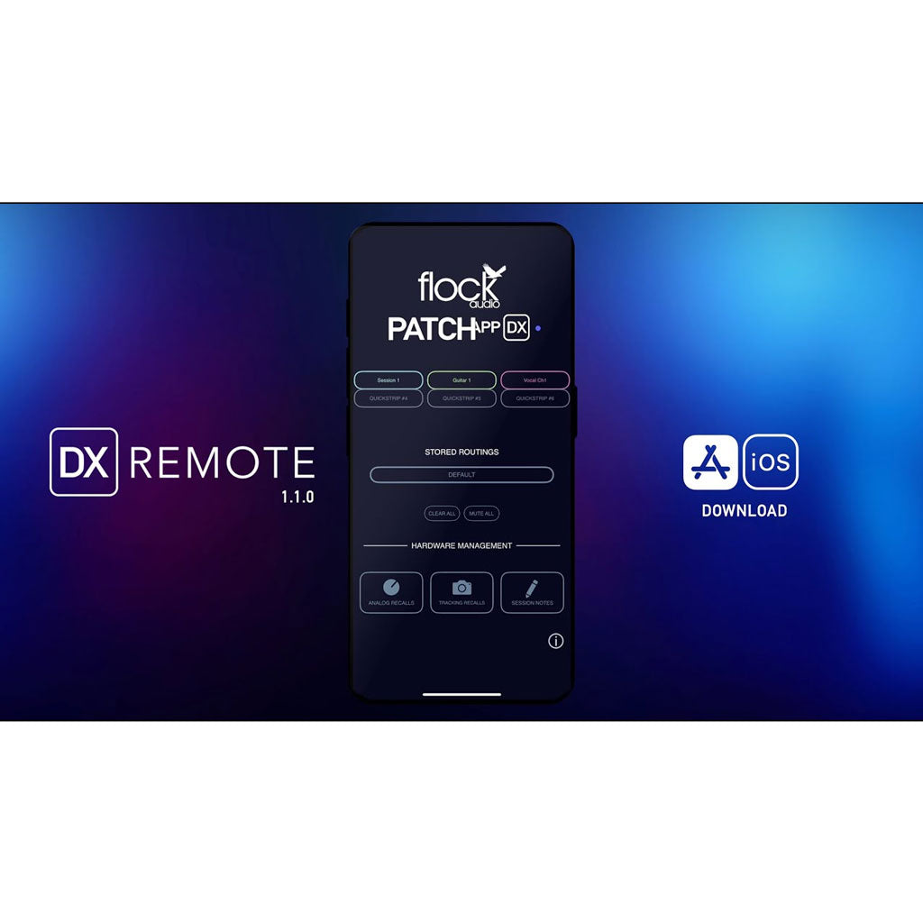 Flock Audio Patch App DX Hardware Management Software
