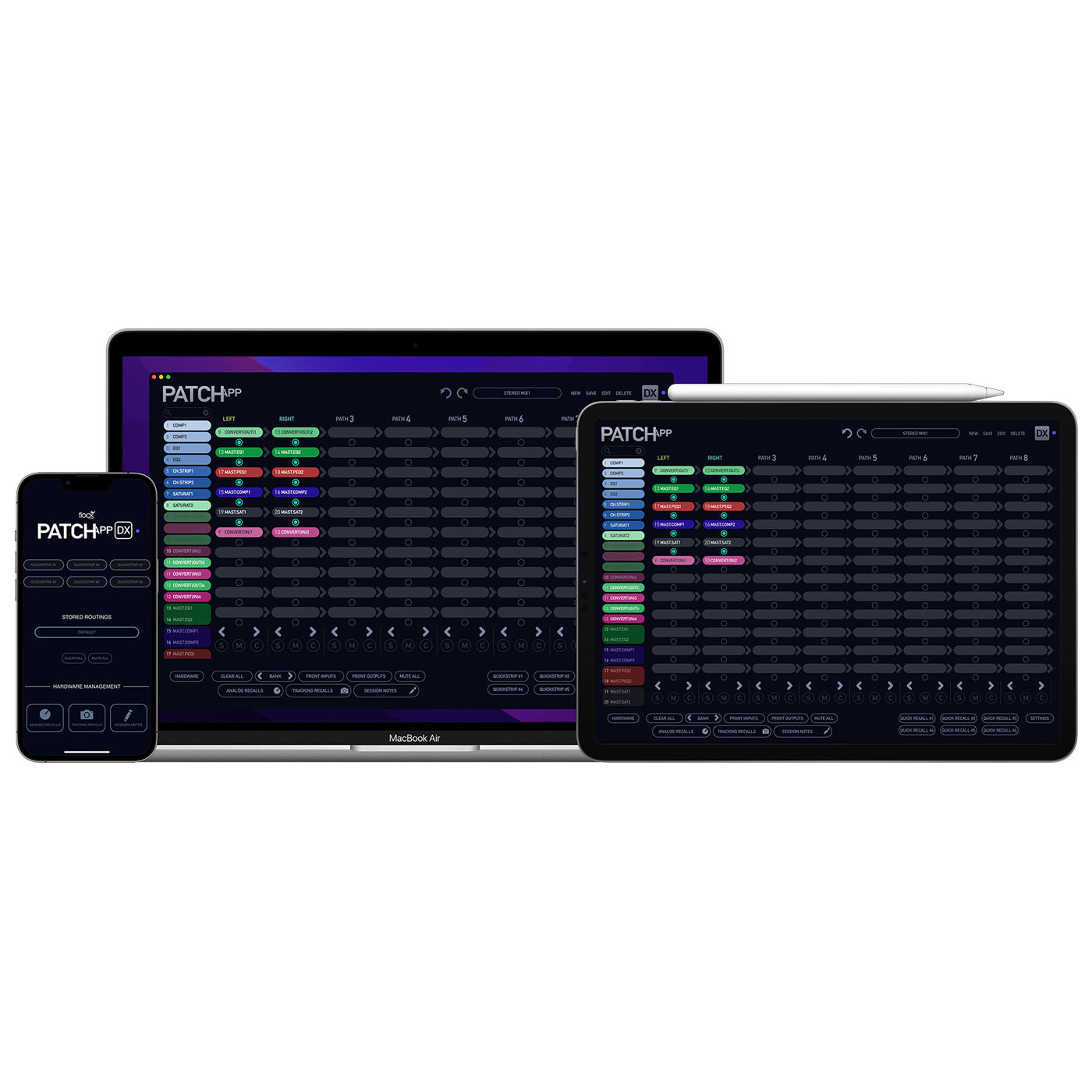 Flock Audio Patch App DX Hardware Management Software