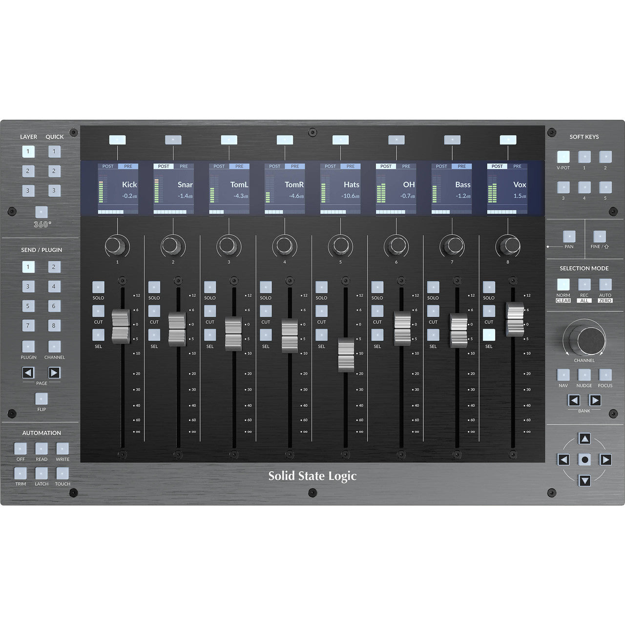 Solid State Logic UF1/8 & UC1 DAW Controller Combo