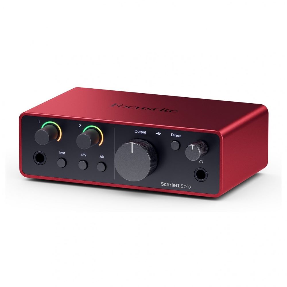 Focusrite Scarlett Solo 4th Gen USB Audio Interface (New)