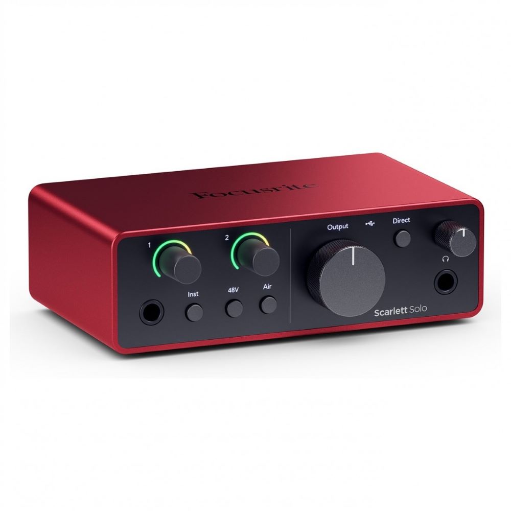 Focusrite Scarlett Solo 4th Gen USB Audio Interface (New)