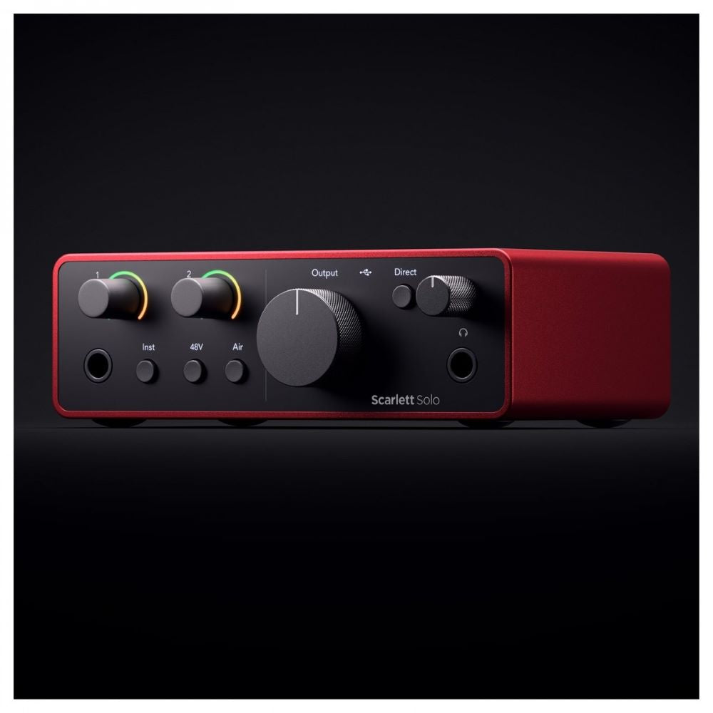 Focusrite Scarlett Solo 4th Gen USB Audio Interface (New)