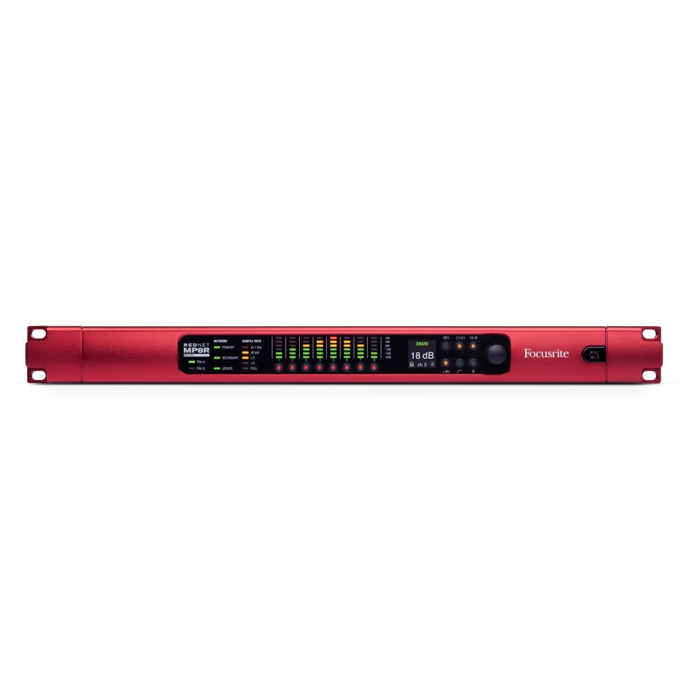 Focusrite RedNet MP8R - 8 Channel Mic Pre and A/D with Redundancy