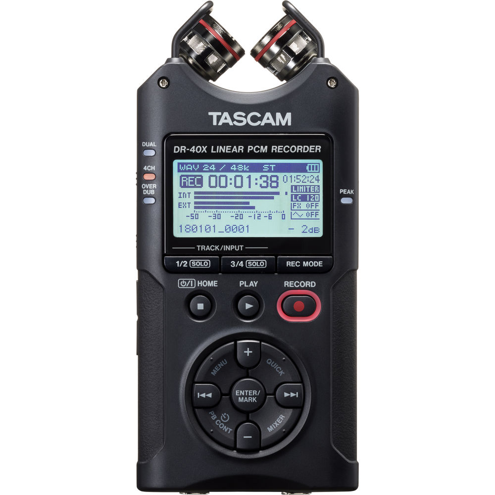 TASCAM DR-40X 4-Track Handheld Recorder